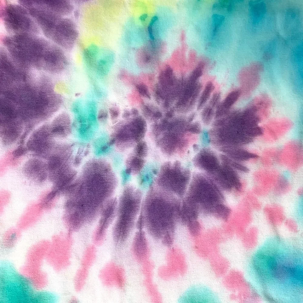 Children’s Handmade Tie Dye Spiral Hippie Boho Woodstock Long Sleeve T Size 7-8